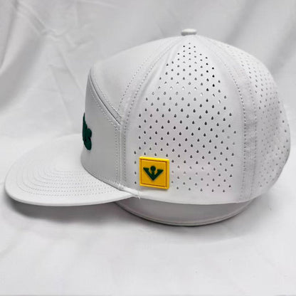 Flat Bill 6 Panel Golf Hat - Club Rehab