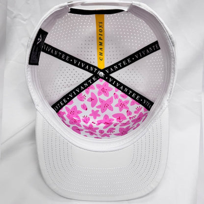Flat Bill 6 Panel Golf Hat - Club Rehab