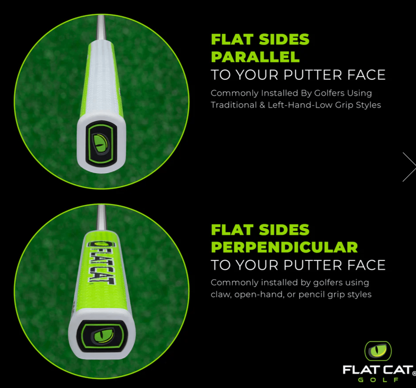 FLAT CAT Original Putter Grip - Svelte - Club Rehab