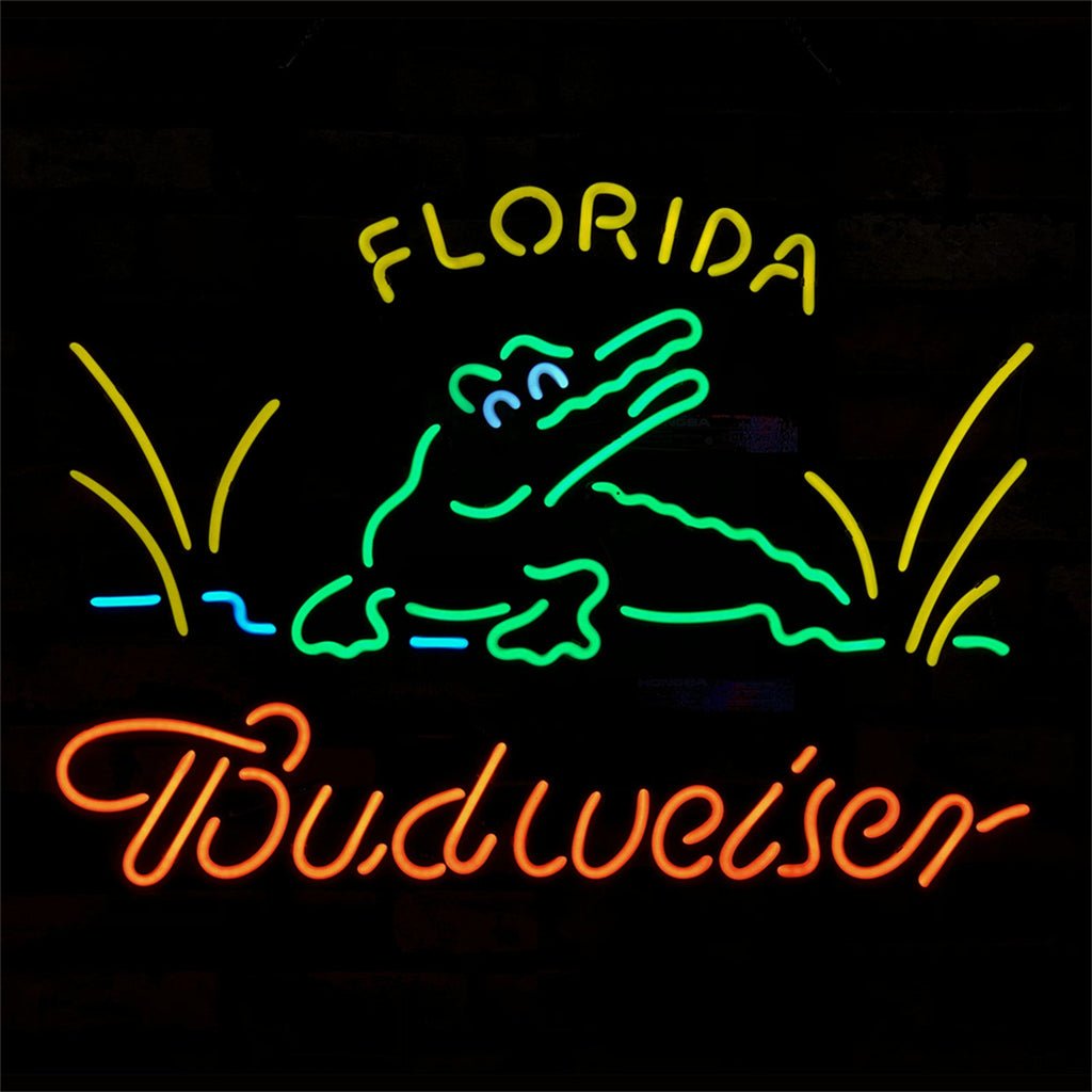 Florida Gator Budweiser Neon Signs Light - Club Rehab