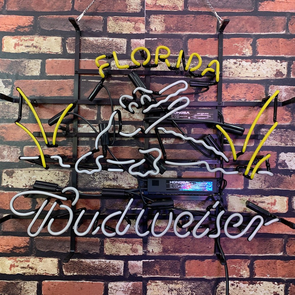 Florida Gator Budweiser Neon Signs Light - Club Rehab
