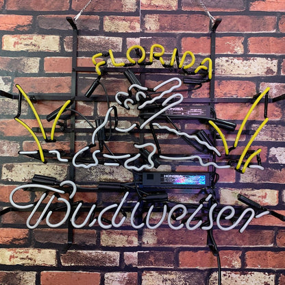 Florida Gator Budweiser Neon Signs Light - Club Rehab