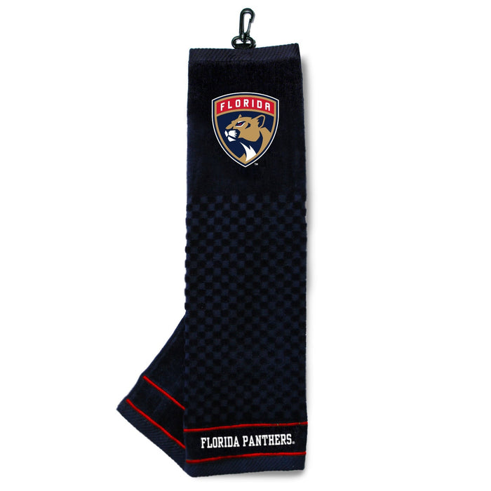Florida Panthers embroidered golf towel