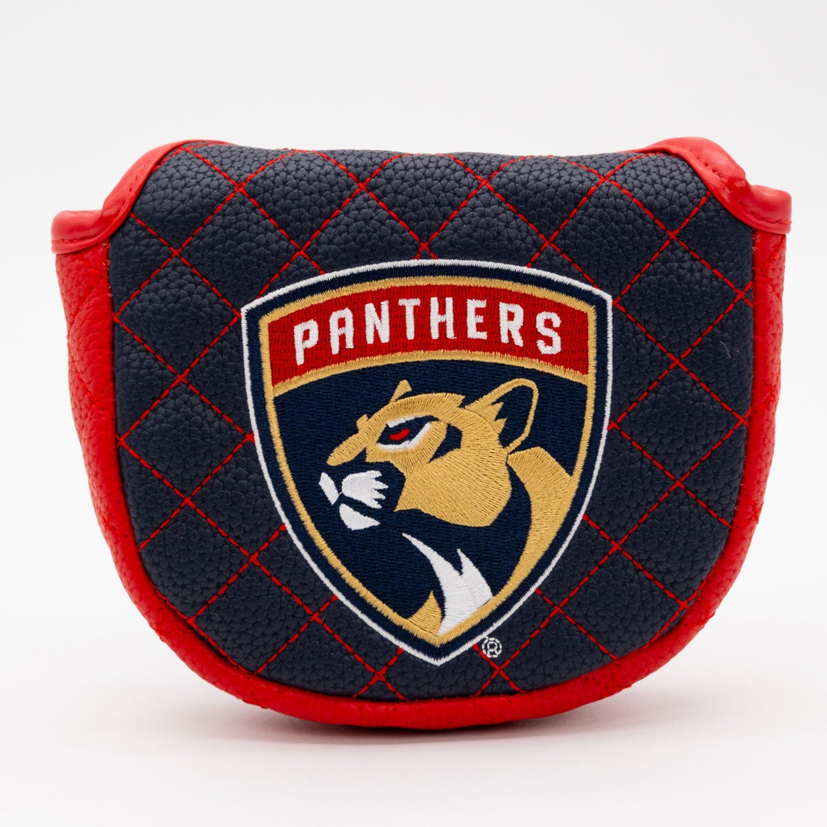 Florida Panthers solid mallet putter quilted golf headcover