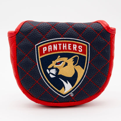 Florida Panthers solid mallet putter quilted golf headcover