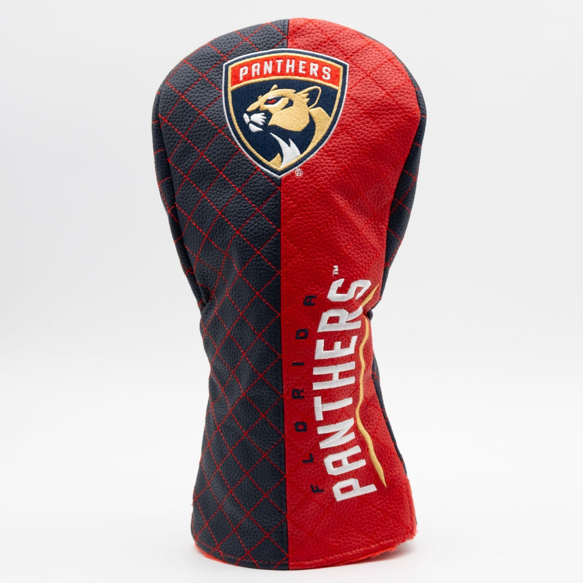 Florida Panthers split driver quilted golf headcover