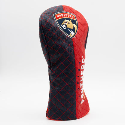 Florida Panthers split driver quilted golf headcover alternate view