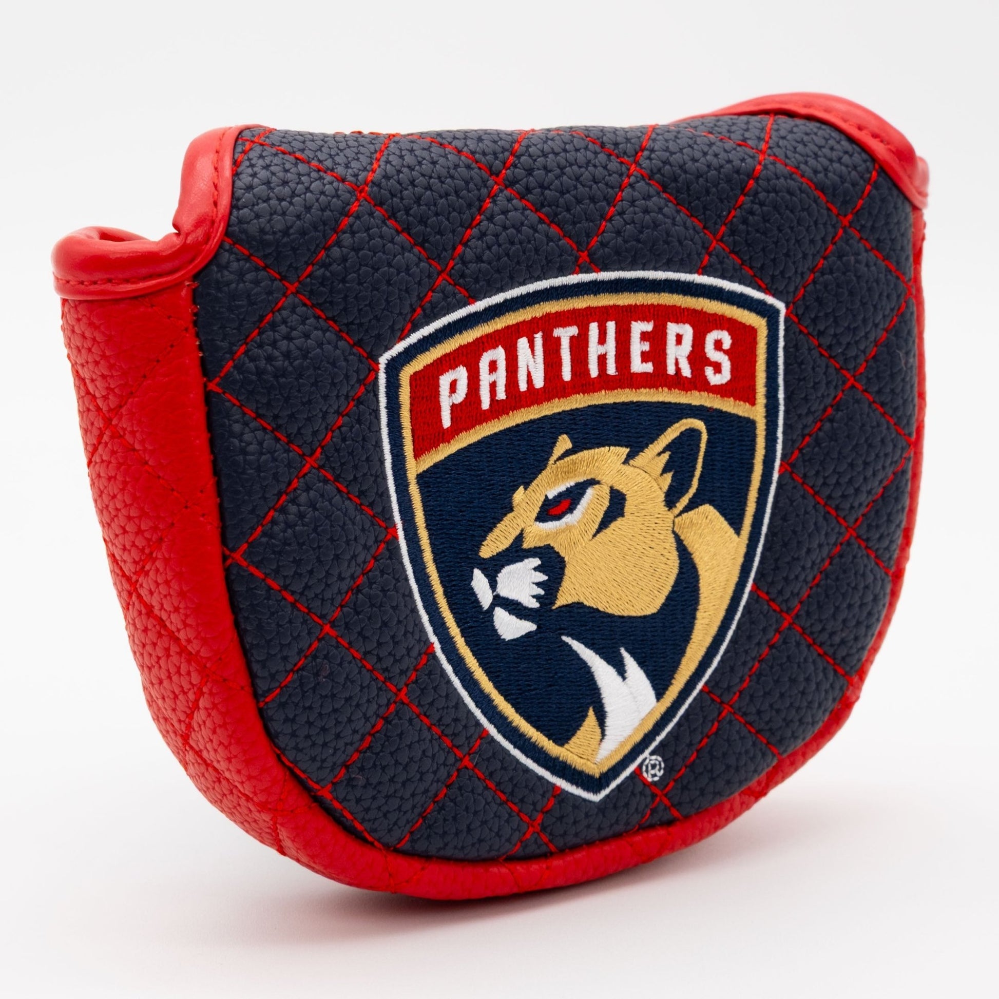 Florida Panthers solid mallet putter quilted golf headcover alternate view
