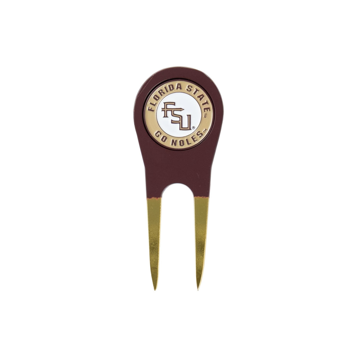 Florida State Seminoles divot tool: reverse · round marker