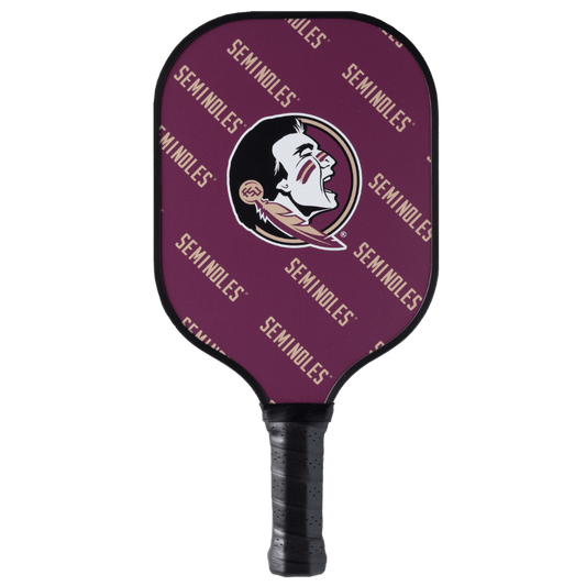 Florida State Seminoles Pickleball Paddle | Carbon Fiber Face | 12mm Core - Club Rehab