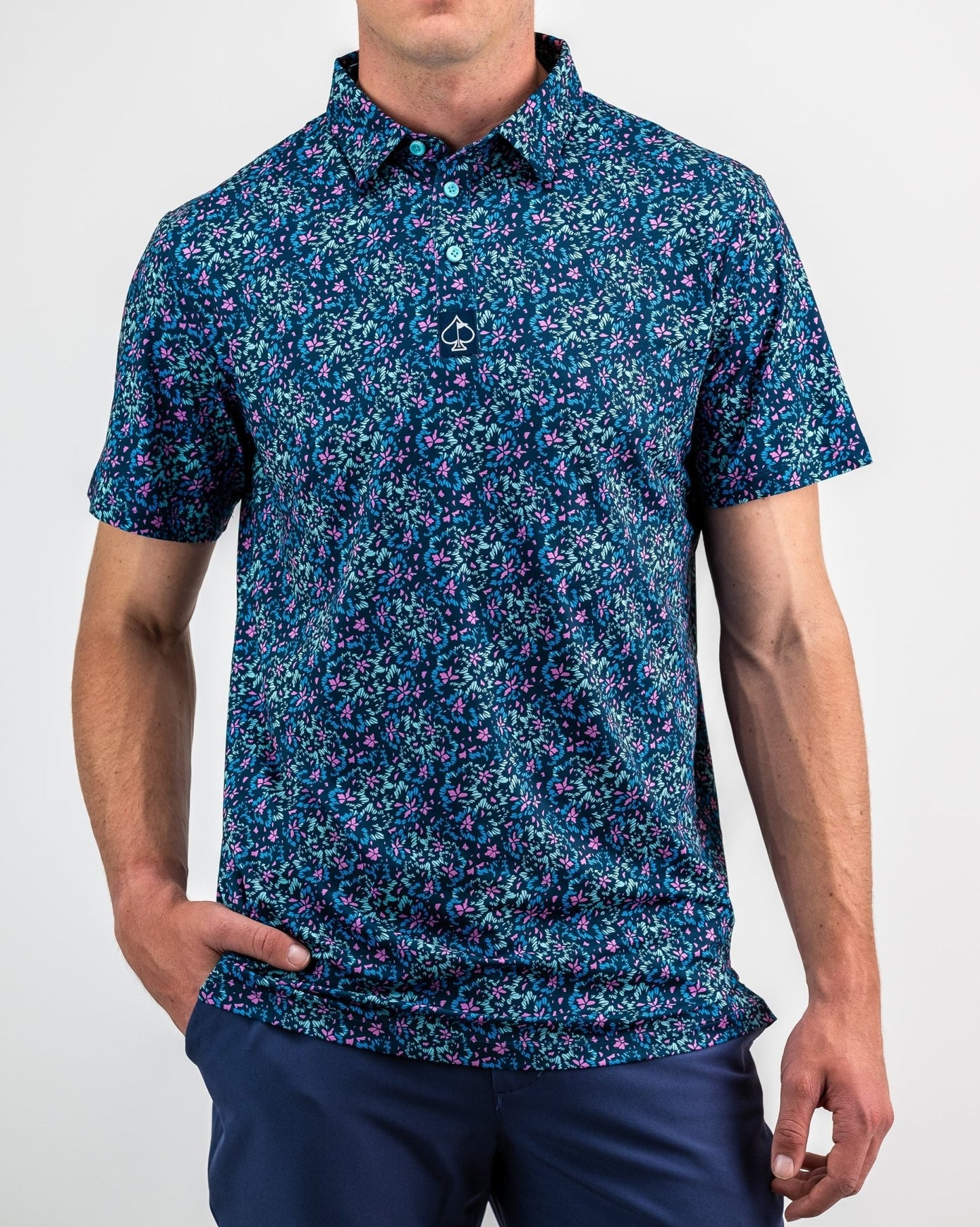 Fluorescent Floral - S - Club Rehab