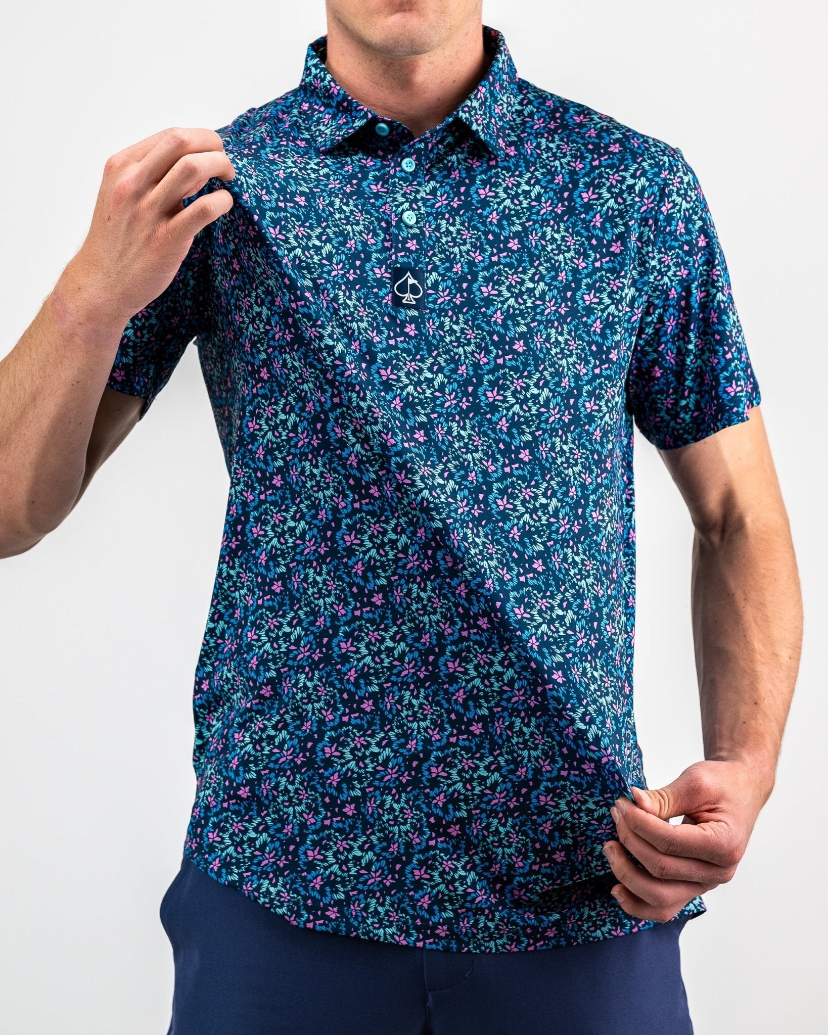 Fluorescent Floral - S - Club Rehab