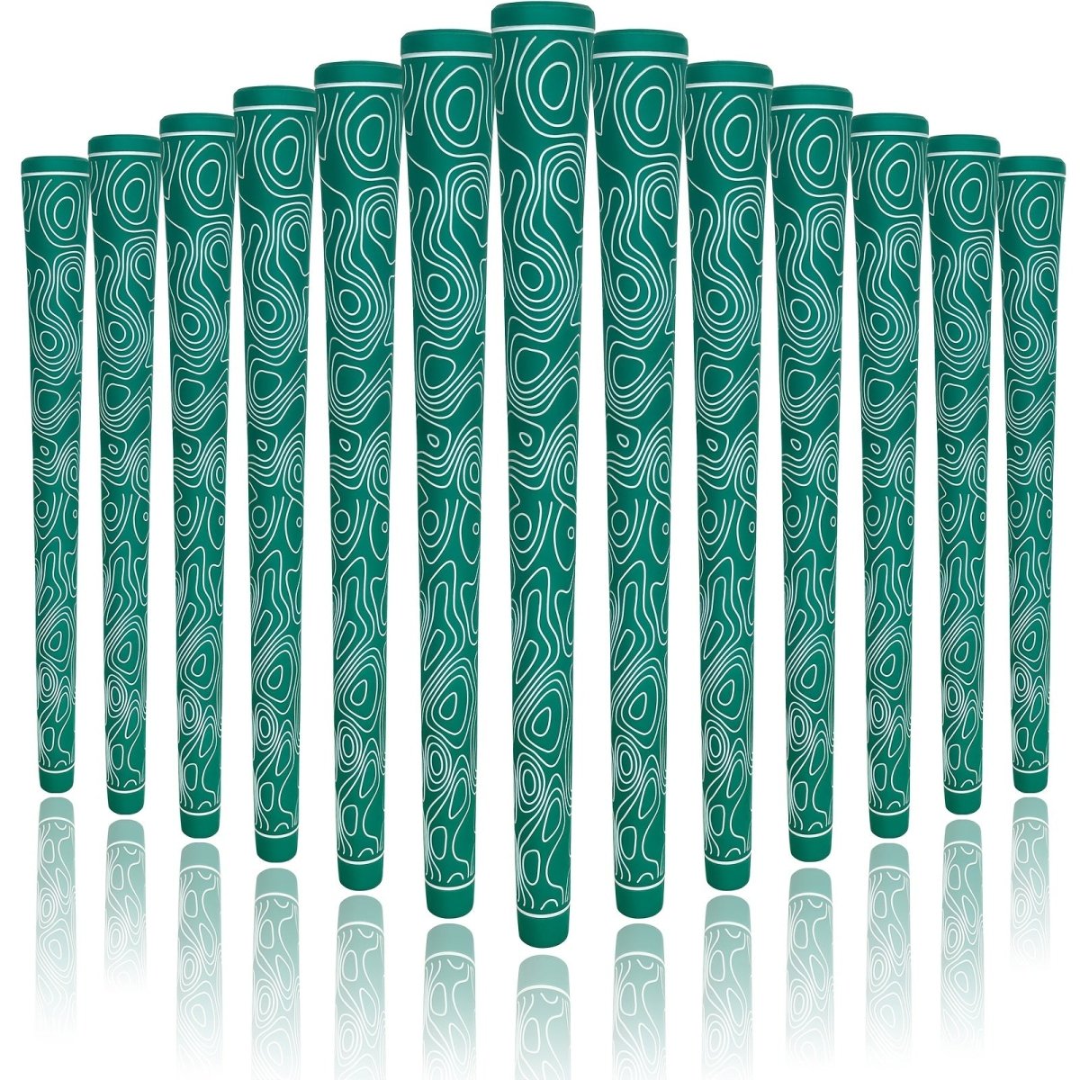 FlutterGrip - Superior Stability with a Stylish Twist 13pcs Golf Grips Set - Club Rehab - GripButterfly - GreenFlutterGrip - Superior Stability with a Stylish Twist 13pcs Golf Grips Set