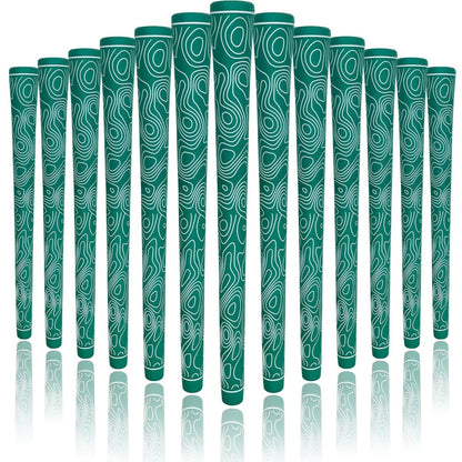 FlutterGrip - Superior Stability with a Stylish Twist 13pcs Golf Grips Set - Club Rehab - GripButterfly - GreenFlutterGrip - Superior Stability with a Stylish Twist 13pcs Golf Grips Set