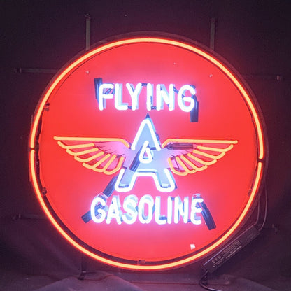 Flying Gasoline Wings Neon Sign Light - Club Rehab