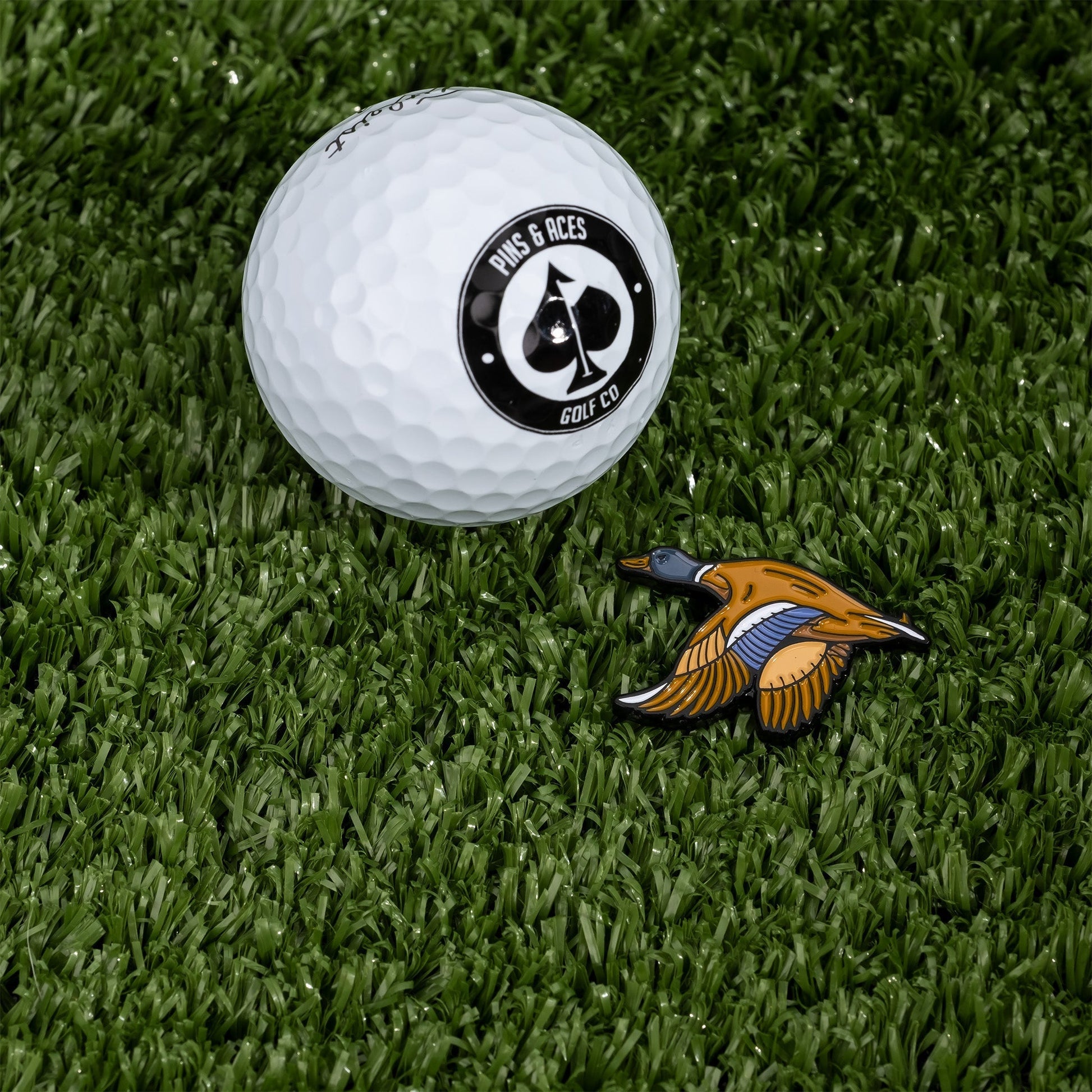 Flying Mallard Ball Marker - Club Rehab