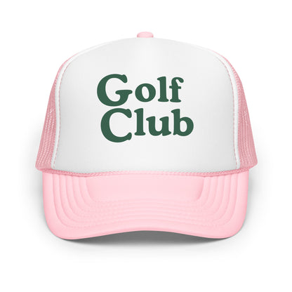 Golf Club Trucker Hat – Printed Foam Mesh Hat in Multiple Colors