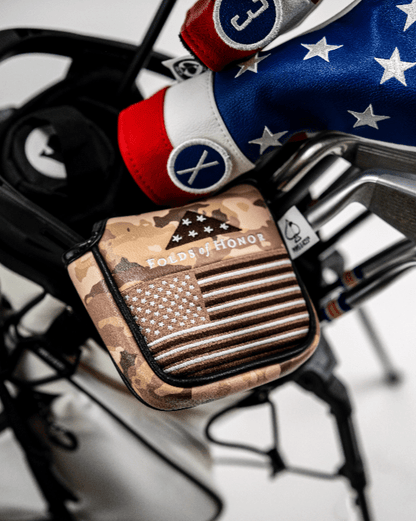 Folds of Honor 2.0 - Mallet Putter Cover - Club Rehab