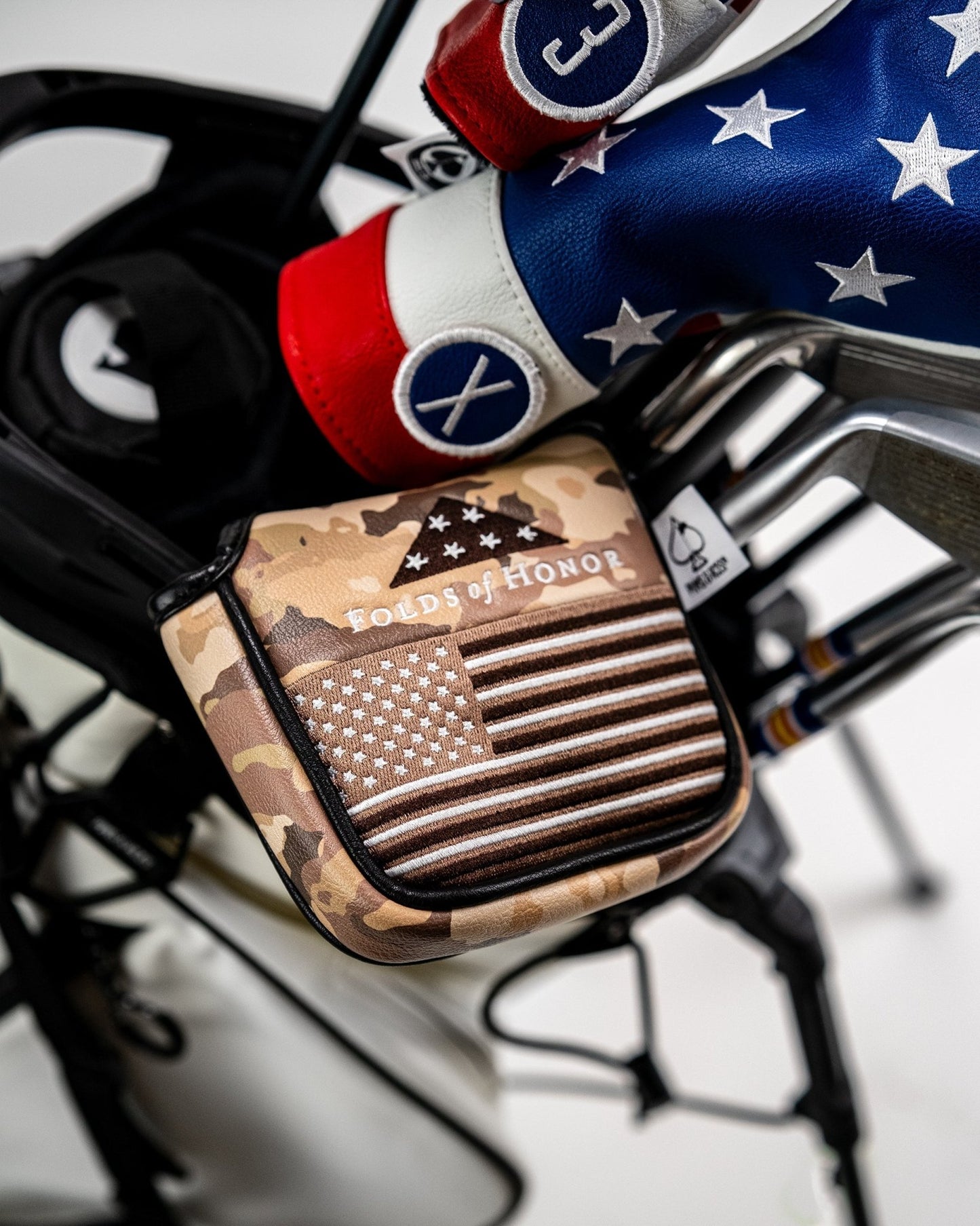 Folds of Honor 2.0 - Mallet Putter Cover - Club Rehab