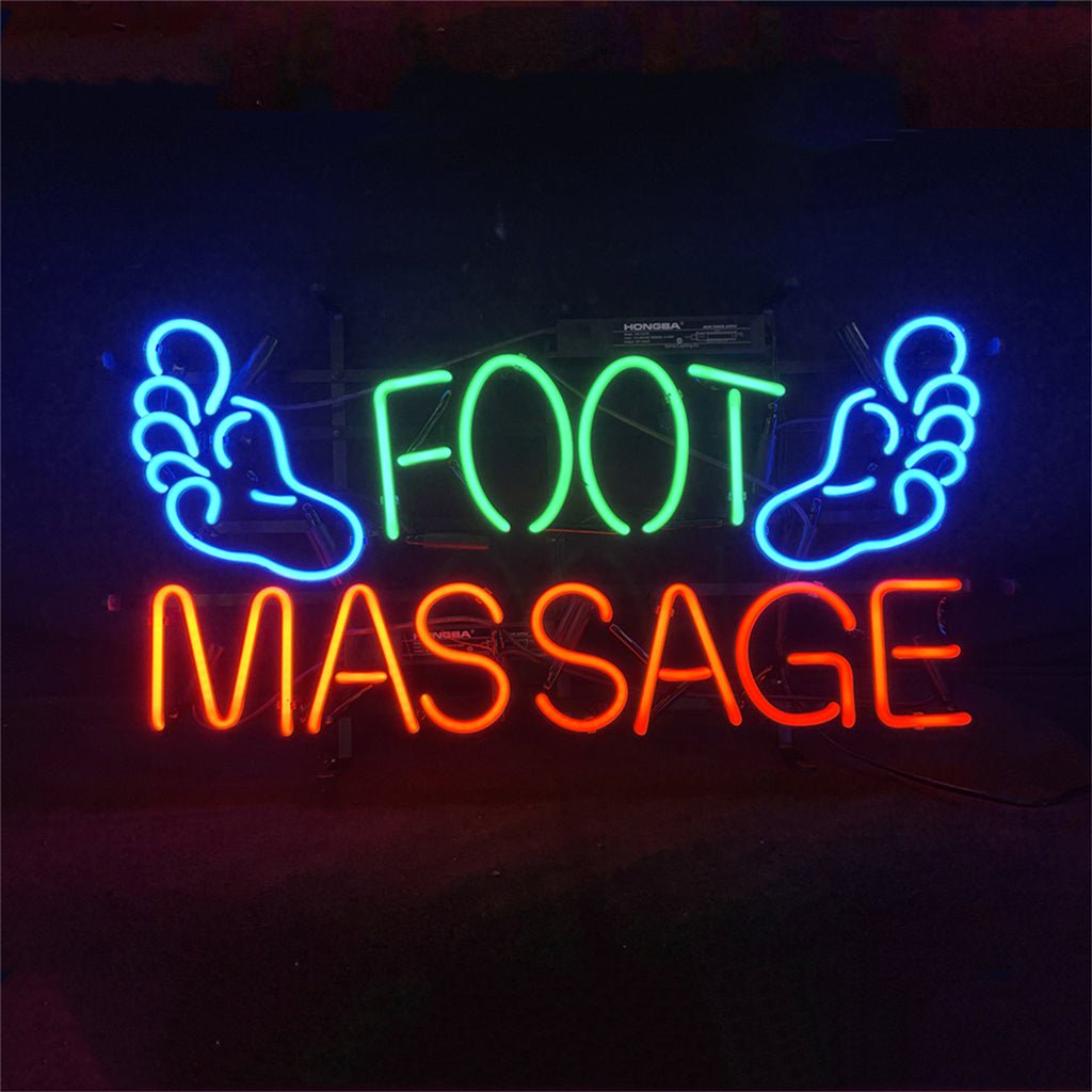 Foot Massage Neon Signs Light - Club Rehab