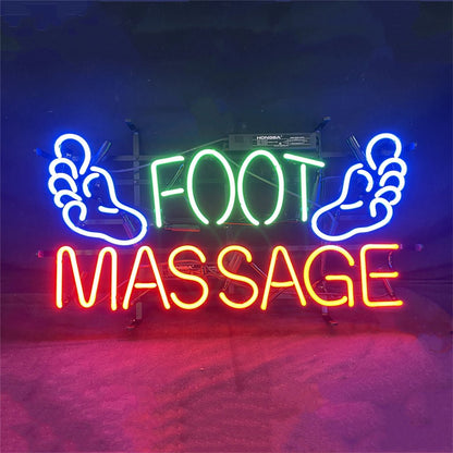 Foot Massage Neon Signs Light - Club Rehab