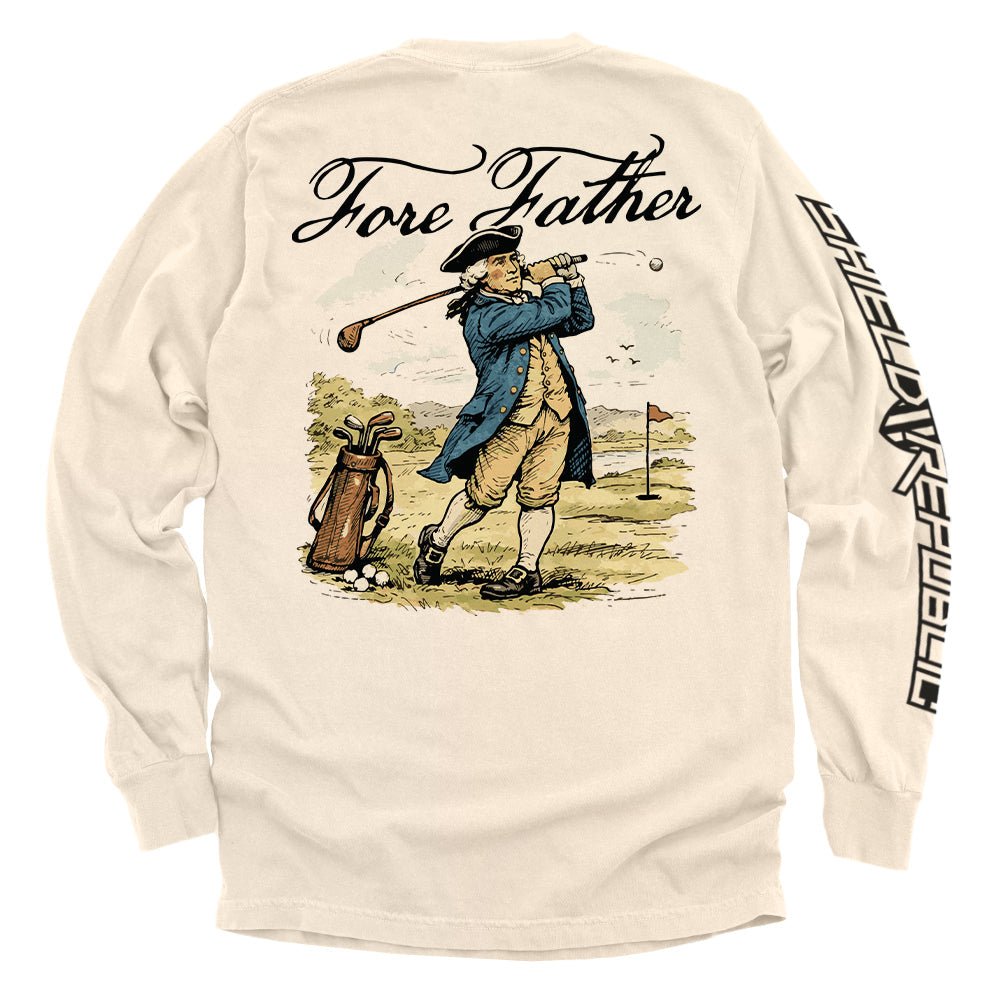 Fore Father - Comfort Colors Long Sleeve Ivory - Club Rehab