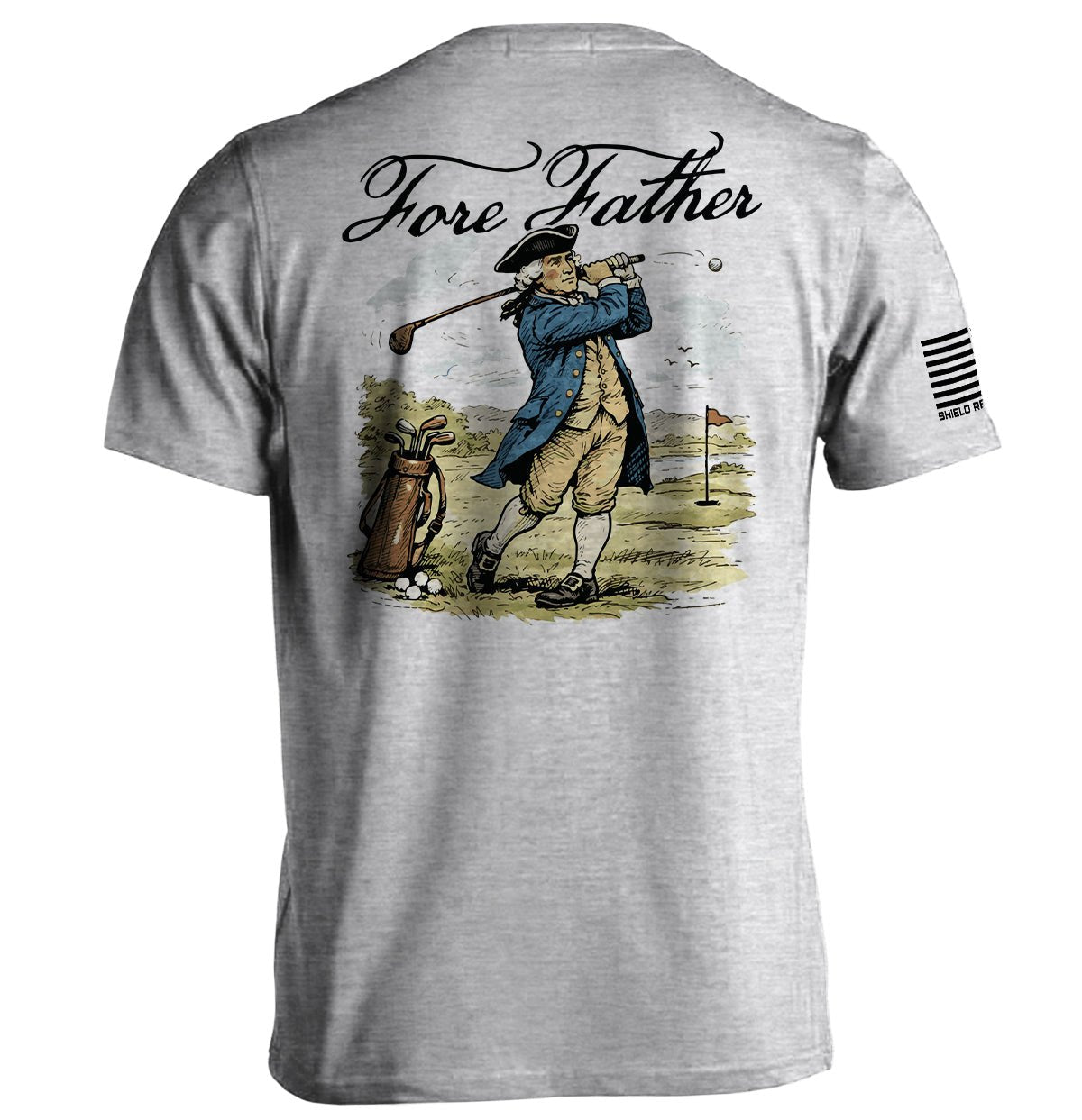 Fore Father - Tee Sport Grey - Club Rehab