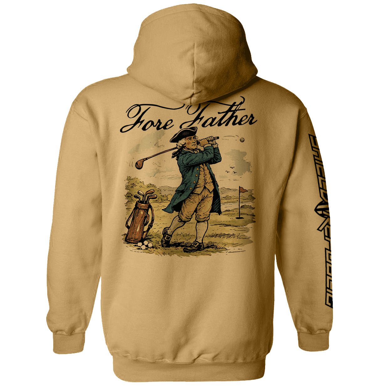 Fore Father - Hoodie Sand - Club Rehab