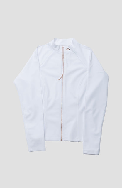 Foreplay Women’s Golf Jacket - Full - Zip - XS White - Club Rehab