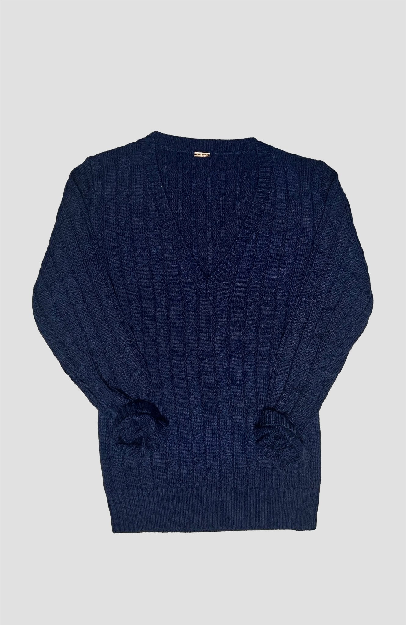 Foreplay Women’s Golf Sweater - Luxe Cashmere - XS Navy - Club Rehab