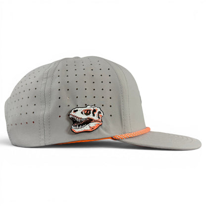Fossil Fairway Golf Hat | Snapback Cap | Built-in Magnetic Ball Marker Holder + Marker Included | Adjustable - Club Rehab