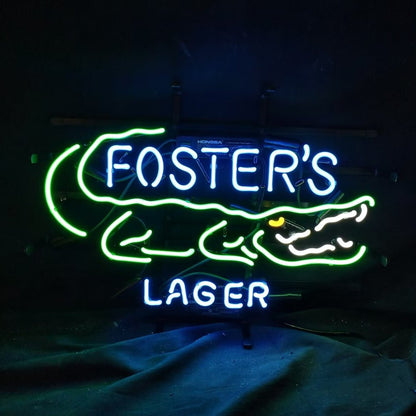 Foster's Lager Gator Neon Signs - Club Rehab