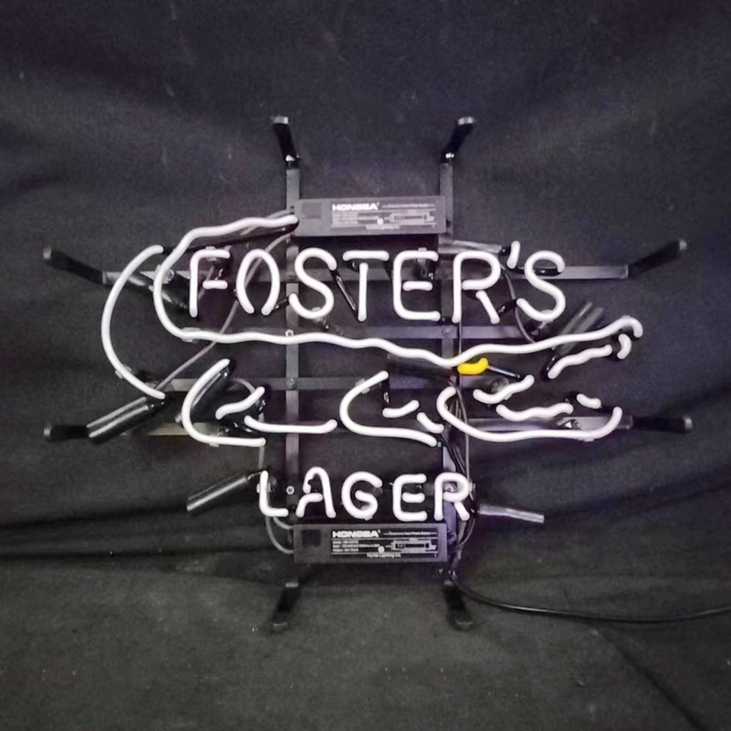 Foster's Lager Gator Neon Signs - Club Rehab