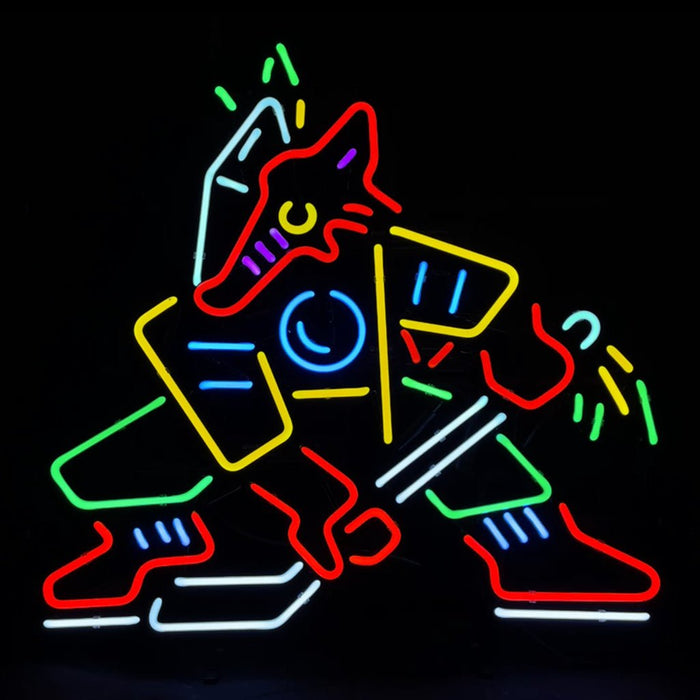 Fox Hockey Neon Signs Light - Club Rehab