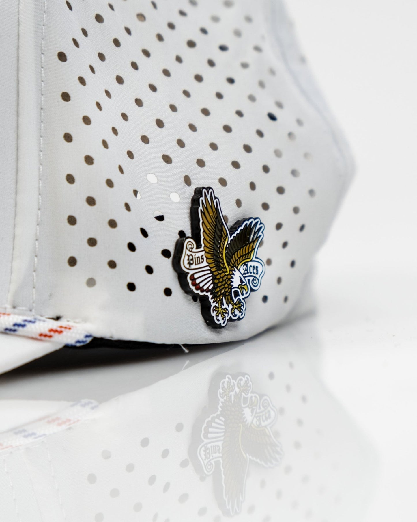 Freedom Eagle White - Perforated Rope Hat - Club Rehab