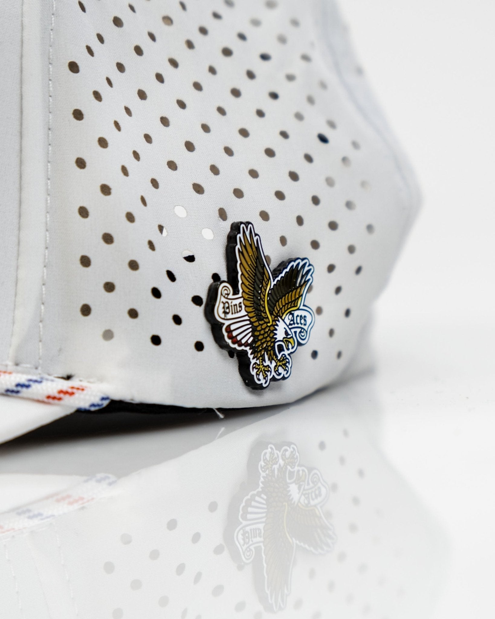 Freedom Eagle White - Perforated Rope Hat - Club Rehab