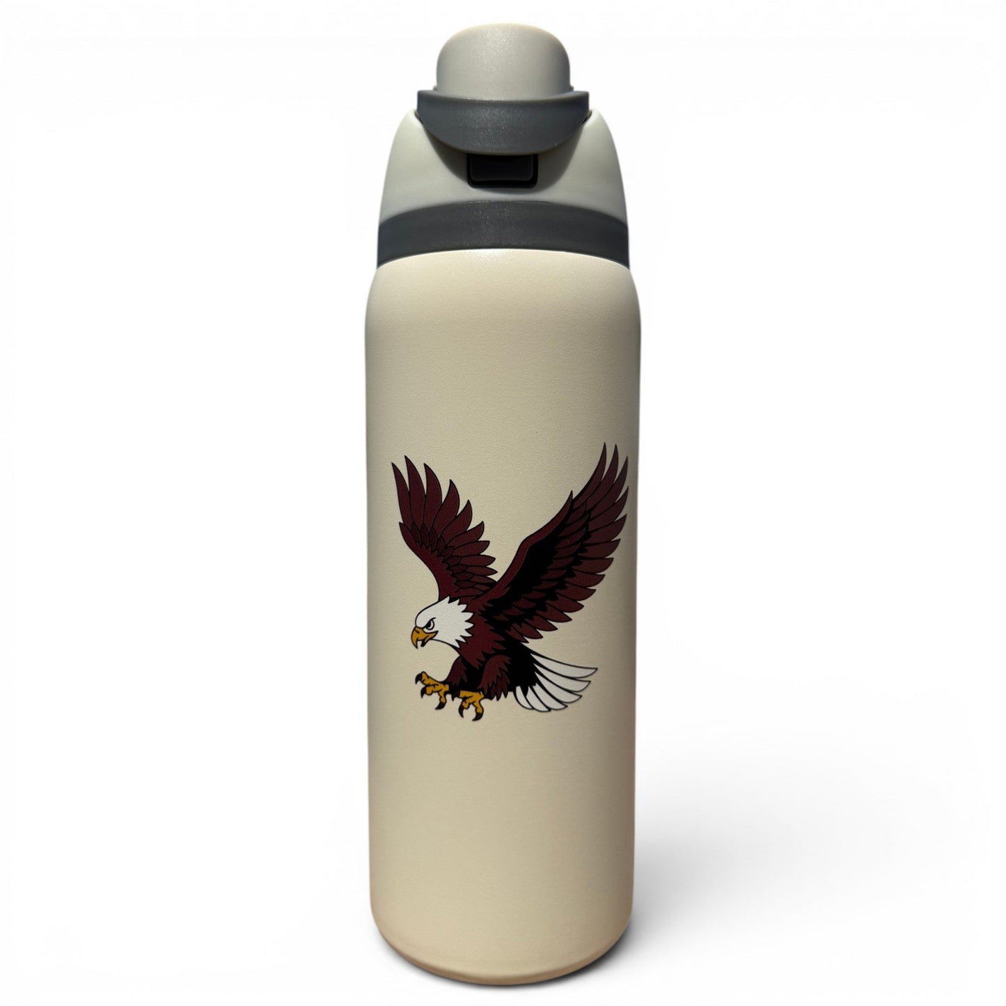 Freedom Flight Hydration Bottle | 32oz Insulated Stainless Steel | Flip Straw Lid w/ Handle | Eagle - Club Rehab