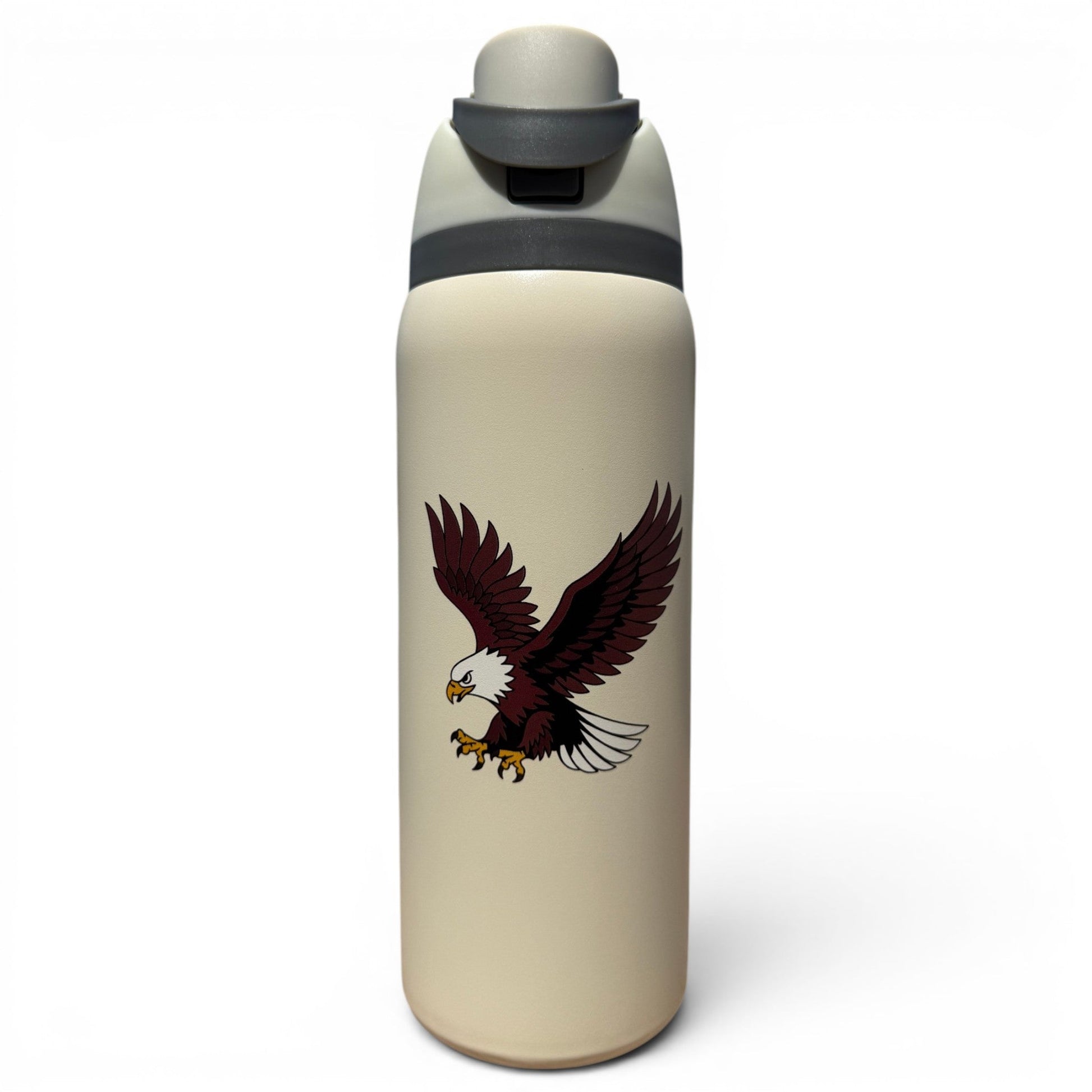 Freedom Flight Hydration Bottle | 32oz Insulated Stainless Steel | Flip Straw Lid w/ Handle | Eagle - Club Rehab