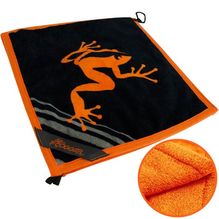 Frogger Amphibian Golf Towel - Orange - Club Rehab