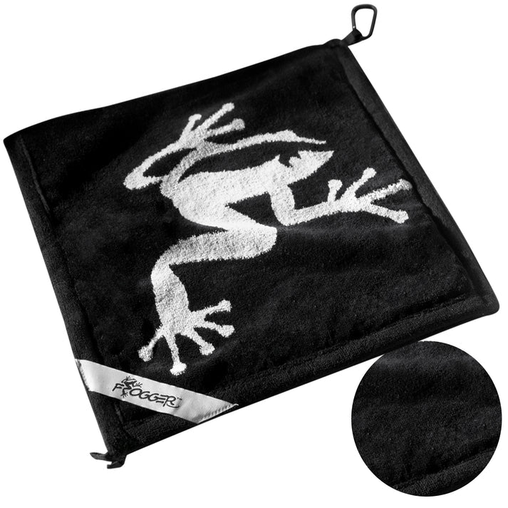 Frogger Amphibian Golf Towel - Black - Club Rehab