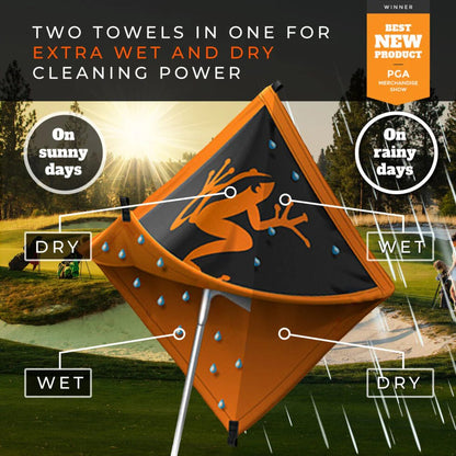 Frogger Amphibian Golf Towel - Patriot - Club Rehab