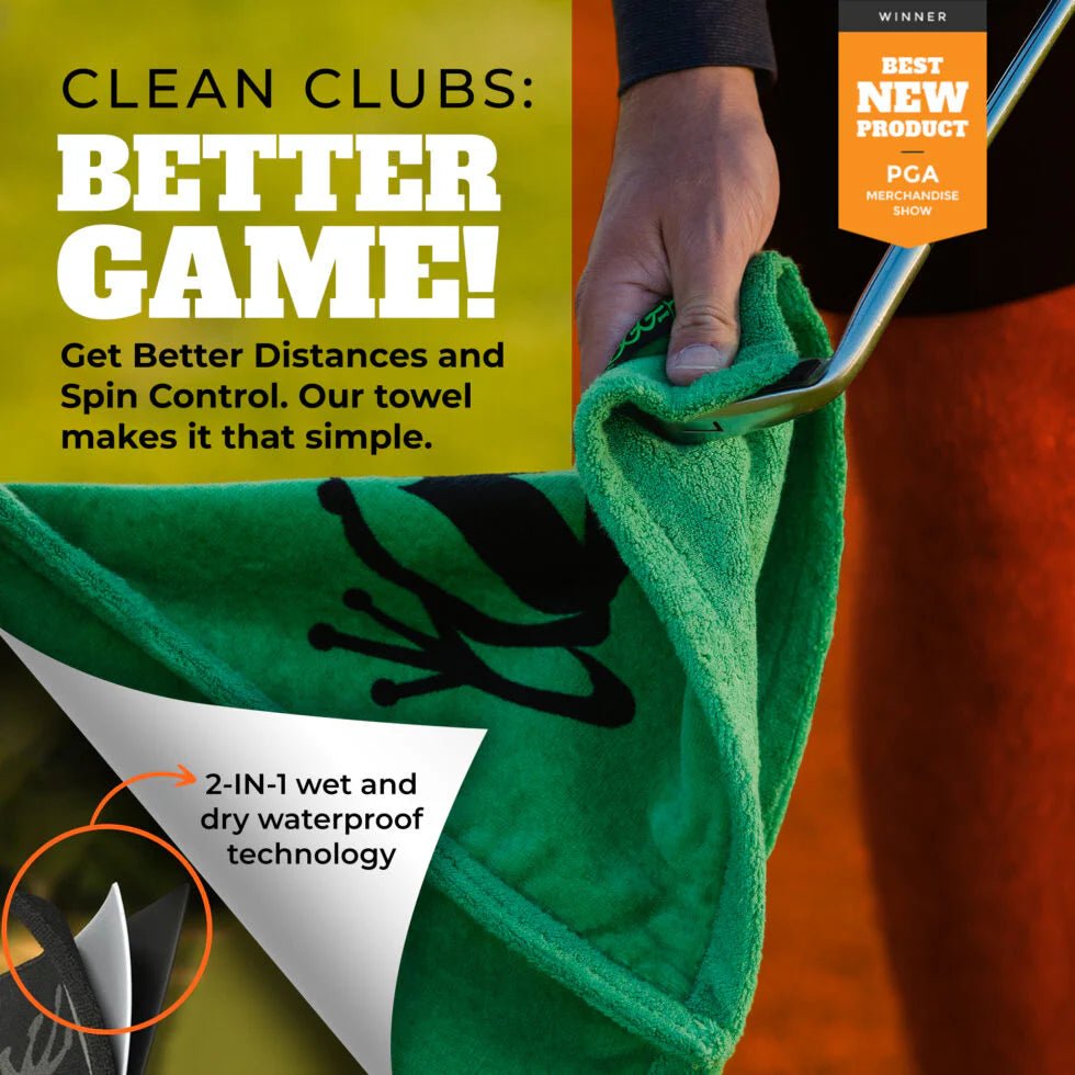 Frogger Amphibian Golf Towel - Patriot - Club Rehab