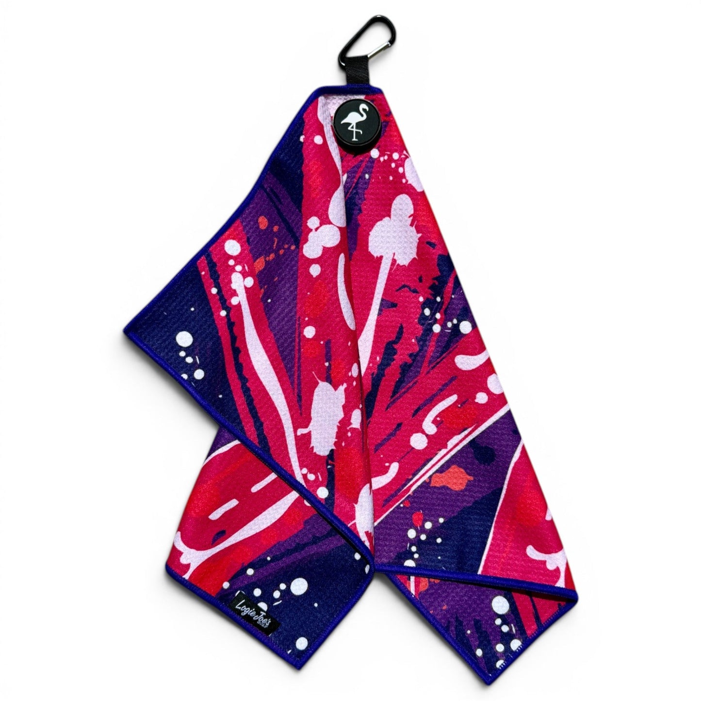 Galaxy Drip Golf Towel | 24” x 16” Microfiber Towel | Magnetic Clip & Carabiner | Premium Golf Accessory - Club Rehab