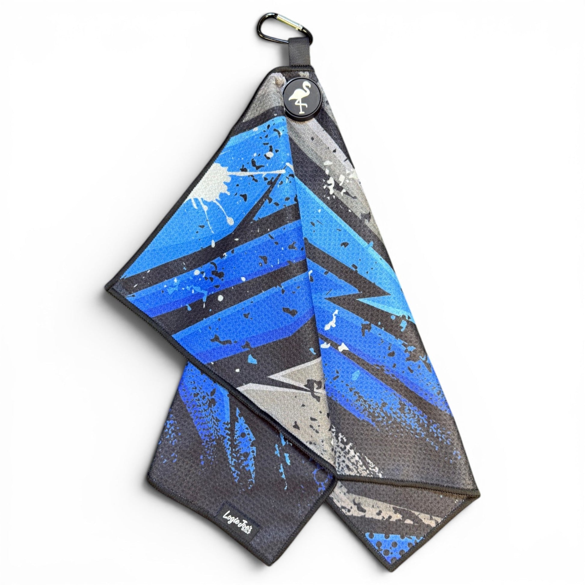 Galaxy Razor Golf Towel | 24” x 16” Microfiber Towel | Magnetic Clip & Carabiner | Premium Golf Accessory - Club Rehab