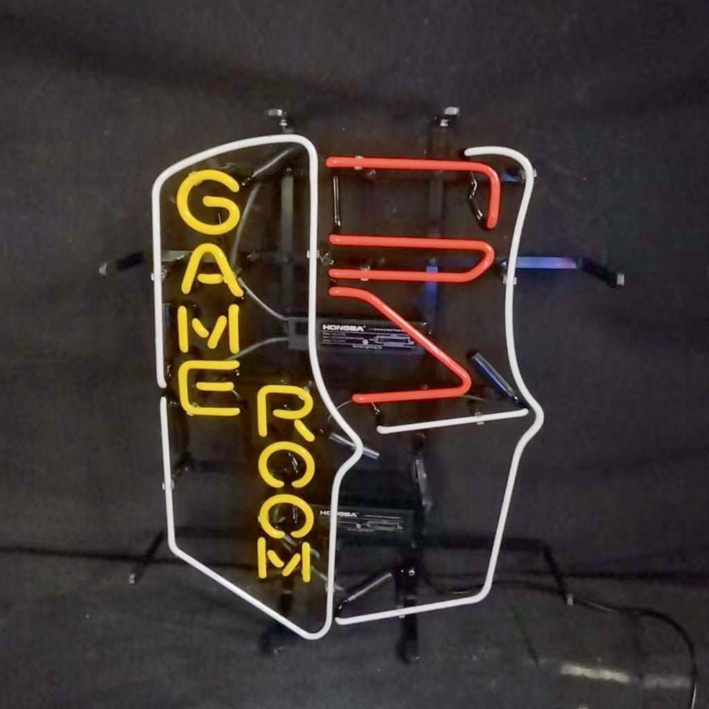 Game Room Machine Neon Signs - Club Rehab