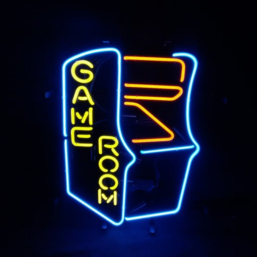 Game Room Machine Neon Signs - Club Rehab