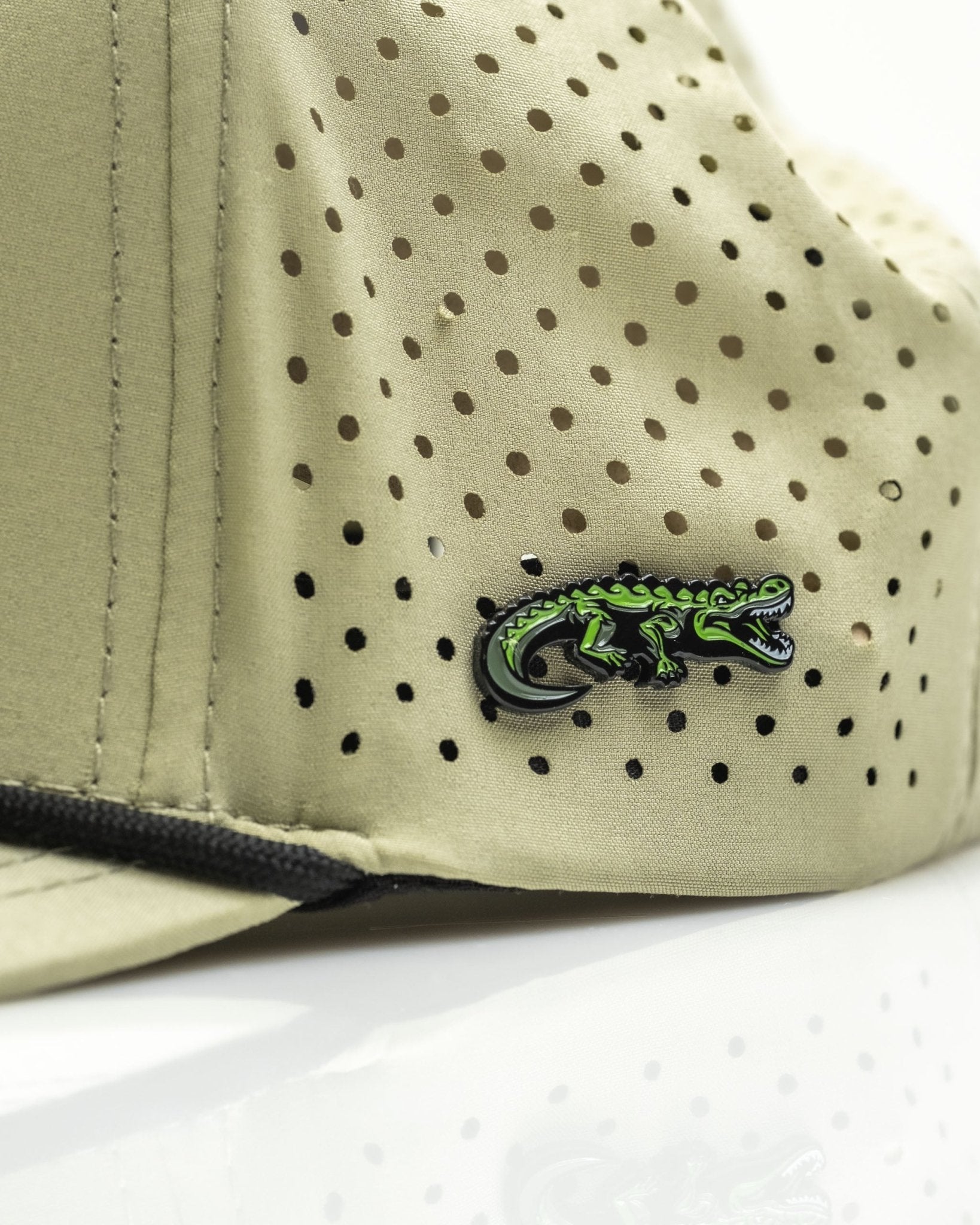 Gator Olive - Perforated Rope Hat - Club Rehab