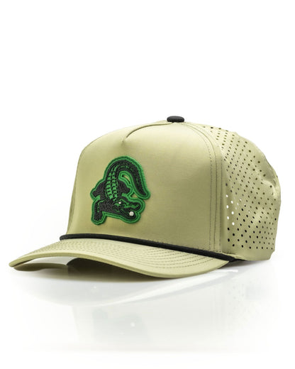 Gator Olive - Perforated Rope Hat - Club Rehab