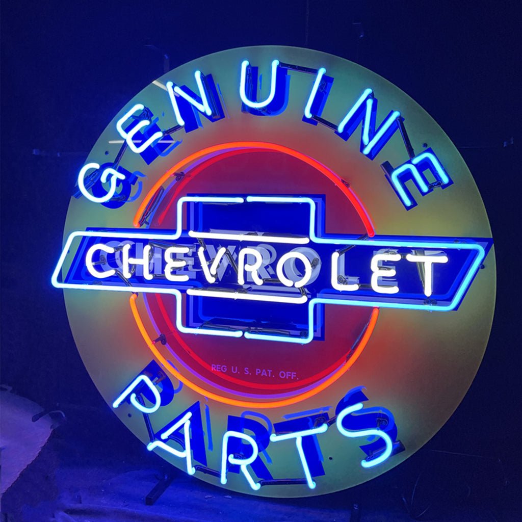 Genuine Chevrolet Parts Neon Signs - Club Rehab