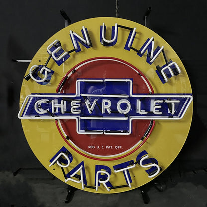 Genuine Chevrolet Parts Neon Signs - Club Rehab